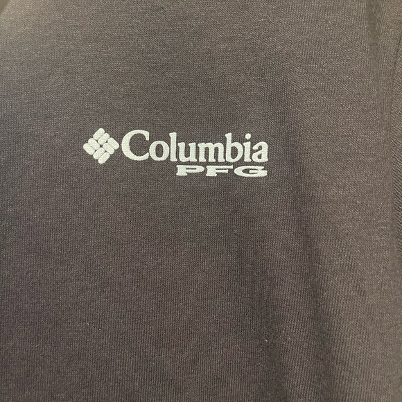 NWT Columbia Men’s Navy Blue Long Sleeve Tee Sz S - Picture 3 of 4
